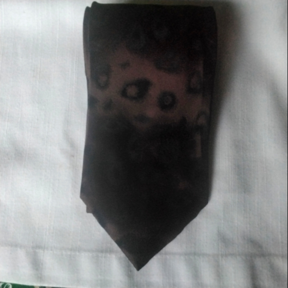 Roberto Cavalli leopard spotted design mens necktie